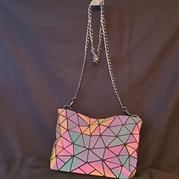 Holographic Geometric Bag - Picture 2 of 7